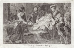 La morte di Leonardo da Vinci da English School