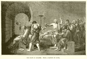 La morte di Socrate da English School