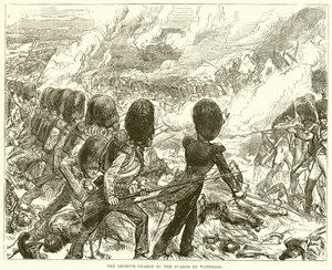 La carica decisiva delle guardie a Waterloo