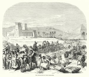 La partenza degli Israeliti (incisione)