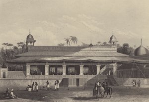 Il Dewas Khan, o Sala delle Udienze, Palazzo di Delhi da English School