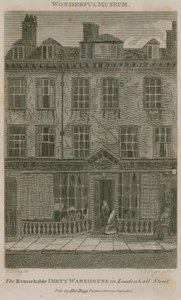 Il magazzino sporco, residenza in Leadenhall Street, Londra, di Nicholas Bentley, noto anche come Dirty Dick da English School