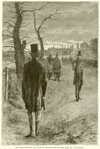 Il duello tra il duca di Wellington e il conte di Winchelsea da English School