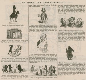 Il Duca che Trench costruì; da Punch, 1846