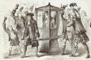 Il duca di Hamilton che va alla Casa del Parlamento scozzese da English School