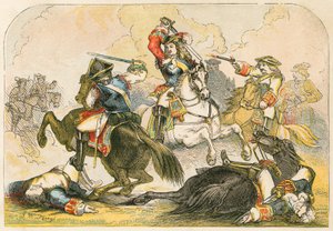 Il Duca di Marlborough alla battaglia di Ramillies