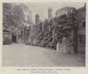 La visita del Duca di York in Galles, castello di Gwydyr (incisione)