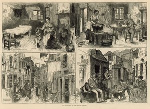 Le abitazioni dei poveri a Londra da English School