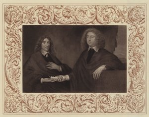 Il conte di Lauderdale (a destra) e il conte di Lanark (poi secondo duca di Hamilton) (litografia) da English School