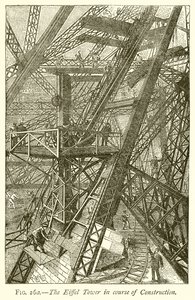 La Torre Eiffel in costruzione