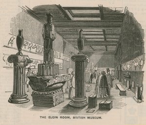 La Sala Elgin al British Museum da English School