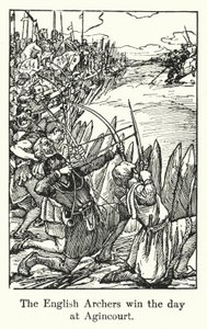 Gli Arcieri Inglesi vincono la giornata ad Agincourt da English School