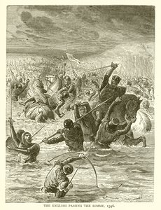 Gli inglesi attraversano la Somme, 1346 da English School