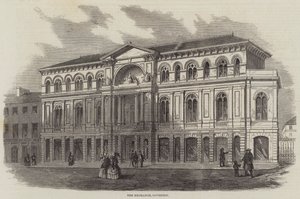 La Borsa di Coventry (incisione) da English School