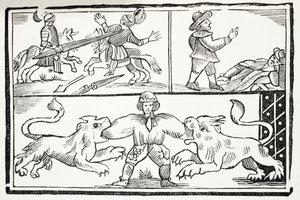 La famosa storia del valoroso apprendista di Londra, illustrazione da Chap-books del XVIII secolo di John Ashton, pub. 1882 da English School