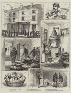 Il complotto dinamitardo feniano in Inghilterra, la fabbrica segreta di nitroglicerina in Ledsam-Street, Birmingham da English School
