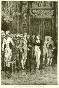 Il primo console Bonaparte e Lord Whitworth da English School