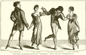 Il Primo Quadrille ballato ad Almacks da English School