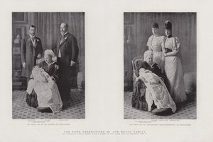 Le quattro generazioni della nostra famiglia reale