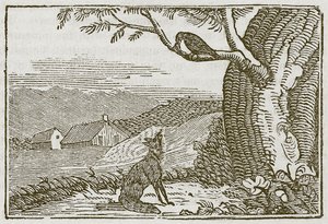 La volpe e il corvo (incisione)