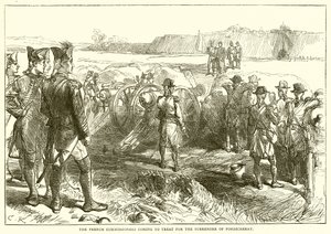 I commissari francesi che trattano per la resa di Pondicherry (1761)