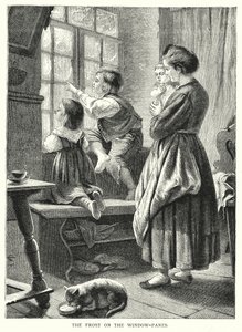 Il gelo sui vetri delle finestre da English School