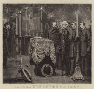 Il funerale del defunto Principe Luigi Napoleone