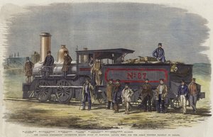 La locomotiva di George Stephenson costruita a Hamilton da English School