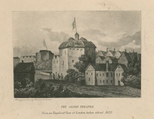 Il Globe Theatre, Bankside, Southwark, Londra da English School