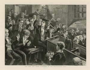 Gli dei e il loro Ganimede alla rappresentazione teatrale di Westminster da English School