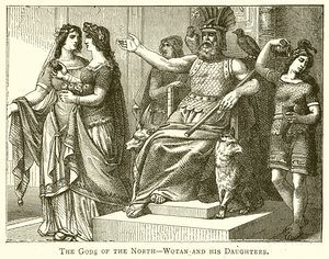 Gli dei del Nord--Wotan e le sue figlie da English School