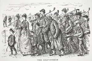 La corrente del golf, illustrazione da Punch