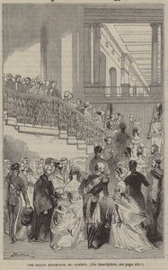 La Grande Scalinata, Palazzo di St James, Londra, Una Sala da Disegno