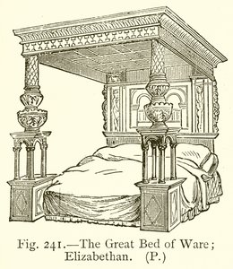 Il Grande Letto di Ware; Elisabettiano da English School