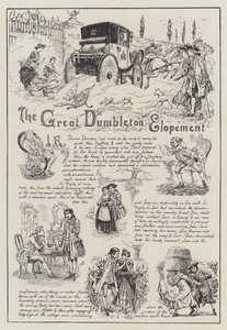 La Grande Fuga di Dumbleton (incisione)