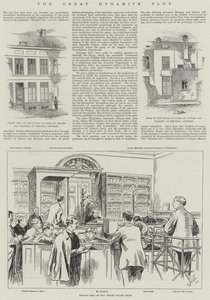 Il grande complotto della dinamite (incisione) da English School