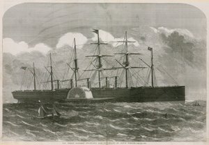 La nave a vapore Great Eastern da English School