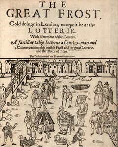 Il Grande Gelo, Londra, 1608 da English School