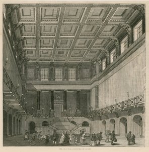 La Grande Sala, stazione di Euston Square, Londra da English School