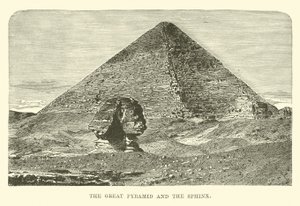 La Grande Piramide e la Sfinge da English School
