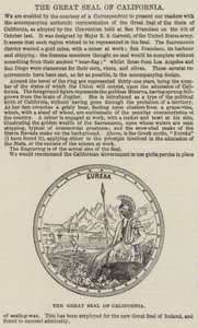 Il grande sigillo della California