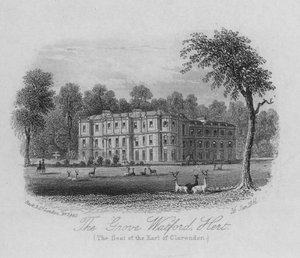 The Grove Watford, Hertfordshire, la residenza del Conte di Clarendon da English School