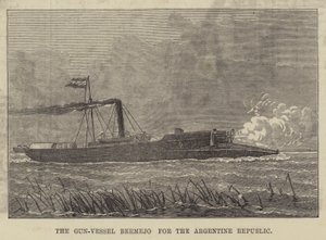 La nave da guerra Bermejo per la Repubblica Argentina da English School