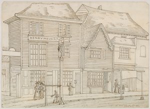 The Hare and Hounds, Islington, demolito nel 1840 da English School