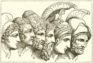 Gli eroi della guerra di Troia da English School