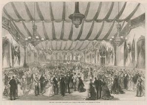 Il ballo della Honourable Artillery Company dato al Principe e alla Principessa del Galles
