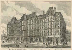 Hotel Metropole, nuovo edificio proposto in Northumberland Avenue e Whitehall Place da English School
