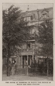 La casa a Homburg in cui ha soggiornato il Principe di Galles da English School