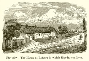 La casa a Rohrau in cui nacque Haydn