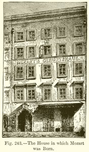 La casa in cui nacque Mozart